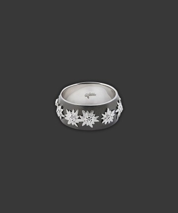 Silber Ring mit Edelweiss  R8003