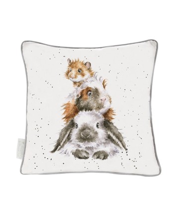Wrendale Kissen Hamster Meerschweinchen und Hase